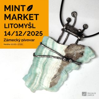 Pozvánka na MINT Market v Litomyšli. Pradědečku Josífku, jedu se šperky do Litomyšle. Do města, kdes měl svoje krejčovství...